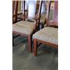 Image 3 : SET OF 6 MODERN UPHOLSTERED DINING CHAIRS