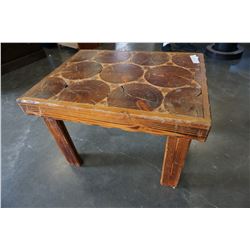 TREE TRUNK SIDE TABLE