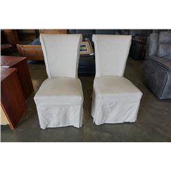 2 UPHOLSTERED CHAIRS