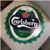 Image 1 : NEW BOTTLE CAP TIN SIGN - CARLSBERG