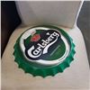 Image 2 : NEW BOTTLE CAP TIN SIGN - CARLSBERG