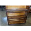 Image 3 : ANTIQUE 3 SECTION QUARTER SAWN OAK LAWYERS BOOKCASE