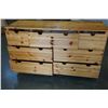 Image 2 : PINE 7 DRAWER ROLLING DRESSER