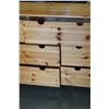 Image 3 : PINE 7 DRAWER ROLLING DRESSER