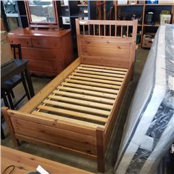 PINE SINGLE SIZE BED FRAME