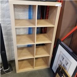 MAPLE CUBICLE BOOKSHELF