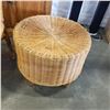 Image 3 : RATTAN CHAIR AND OTTOMAN
