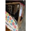 Image 2 : ANTIQUE IRON, 2 SAD IRONS, AND IRONING BOARD AND 4 NEW KMC BIKE CHAINS AND ANTIQUE KITCHEN ITEMS - T