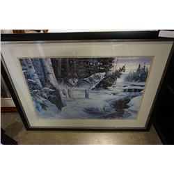 LARGE WOLF PRINT