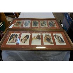 2 FRAMED VINTAGE PRINTS