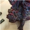 Image 2 : CAST BUDHA ON DRAGON TURTLE FIGURE 12 INCH TALL