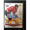Image 1 : UPPER DECK CANADA JUNIORS JOHN QUENVILLE AUTO HOCKEY CARD
