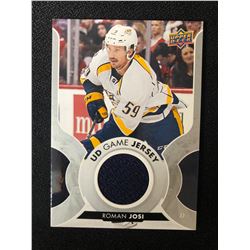 UPPER DECK GAME JERSEY ROMAN JOSI HOCKEY CARD