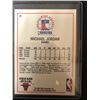 Image 2 : 1990 NBA HOOPS #21 MICHAEL JORDAN BASKETBALL CARD