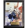 Image 1 : 2002-03 UPPER DECK FOUNDATIONS WENDEL CLARK SIGNED HOCKEY CARD