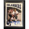 Image 1 : BOB NYSTROM SIGNED ISLANDERS HOCKEY CARD