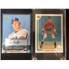 Image 1 : BASEBALL ROOKIES CARD LOT (STAUFFER/ CHIPPER JONES)