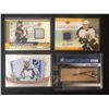 Image 1 : HOCKEY GAME USED JERSEY/ STICK CARD LOT