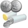 Image 1 : Roll of 2013 Silver Canadain Maple Leafs 20 Total BU in Container