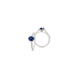 Sapphire and Diamond Ring