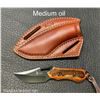 Image 1 : Handmade Pancake Knife Sheath with 6" Knife/Crossdraw Holster