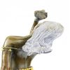 Image 5 : Gold Patina Mermaid Rides Dolphin Bronze Sculpture