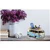 Image 2 : VW Circa 1966 Tin Model Camper Van With Pen Holder Surf Board Artwork