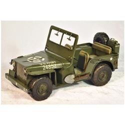 Willys Jeep Model WWII US Army handmade Metal Model