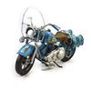 Image 2 : Metal Material Blue Indian Motorcycle Model