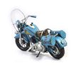 Image 3 : Metal Material Blue Indian Motorcycle Model