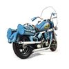 Image 4 : Metal Material Blue Indian Motorcycle Model