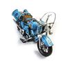 Image 5 : Metal Material Blue Indian Motorcycle Model