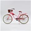 Image 2 : Miniature Pink Woman Bicycle Classic Artwork
