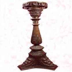 Greek Mythology Zeus Pedestal Bronze Sculpture