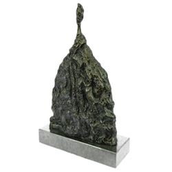 Male Bronze Sculpture on Marble Base Statue