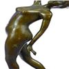 Image 4 : Nude Dancer Posing Bronze Sculpture on Marble Base Statue