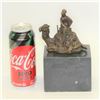 Image 1 : Arab Man Camel Rider Bronze Sculpture