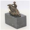 Image 2 : Arab Man Camel Rider Bronze Sculpture