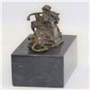 Image 3 : Arab Man Camel Rider Bronze Sculpture
