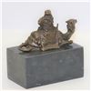 Image 4 : Arab Man Camel Rider Bronze Sculpture
