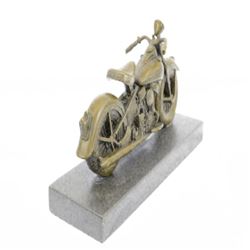 Harley Davidson Motorcycle Bronze Sculpture