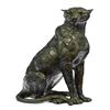 Image 10 : Cheetah Cougar Wild Life Bronze Sculpture