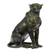Image 1 : Cheetah Cougar Wild Life Bronze Sculpture