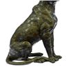 Image 9 : Cheetah Cougar Wild Life Bronze Sculpture