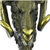 Image 6 : Mascot Ram Head Bronze Sculpture on Marble Base Statue