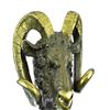 Image 7 : Mascot Ram Head Bronze Sculpture on Marble Base Statue