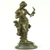 Image 8 : Maiden With Cupid Bronze Sculpture