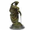 Image 3 : Roman Legion Soldier Bronze Statue on Marble Base Figurine