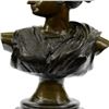 Image 3 : Egyptian Cleopatra Bronze Sculpture on Marble Base Statue