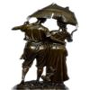 Image 3 : Two Farmers Bronze Sculpture